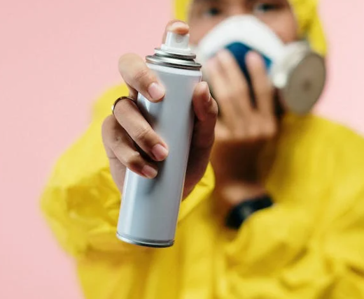 What is disinfectant spray used for?